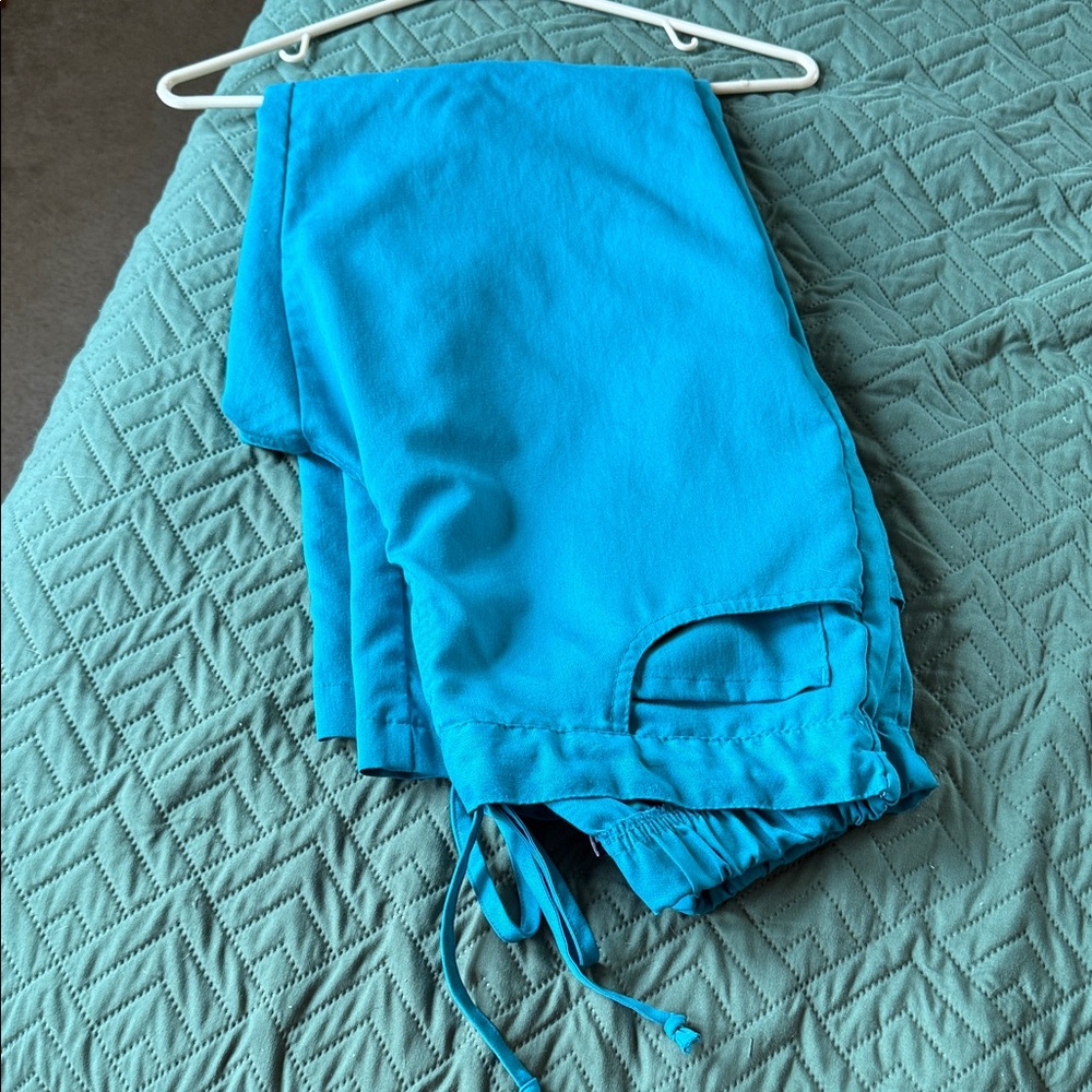 Bright Blue Scrub Pants
